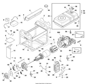 Part Location Diagram of 706398 Briggs and Stratton Guard